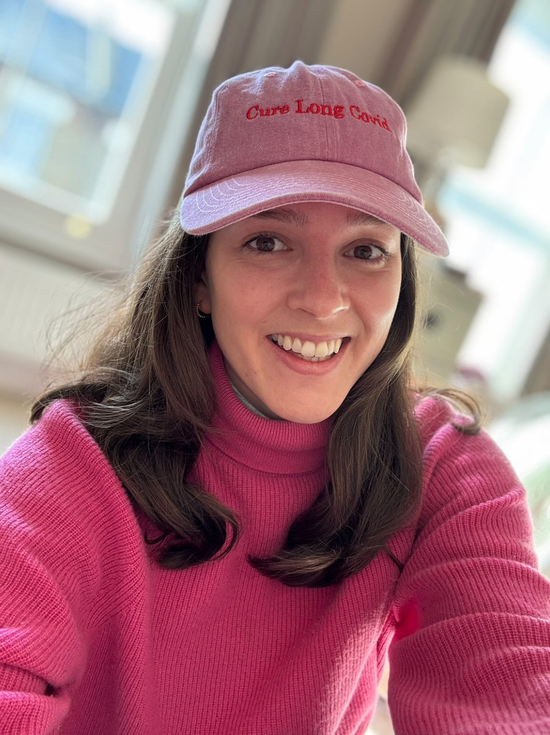 Cure Long Covid Cap - Pink