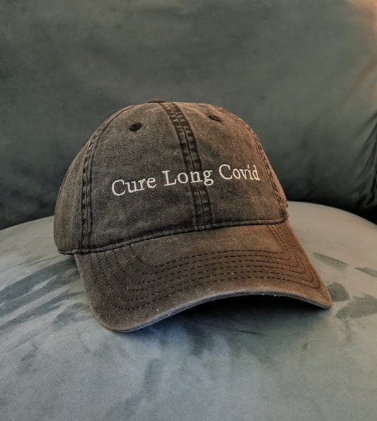 Cure Long Covid Cap - Faded Black