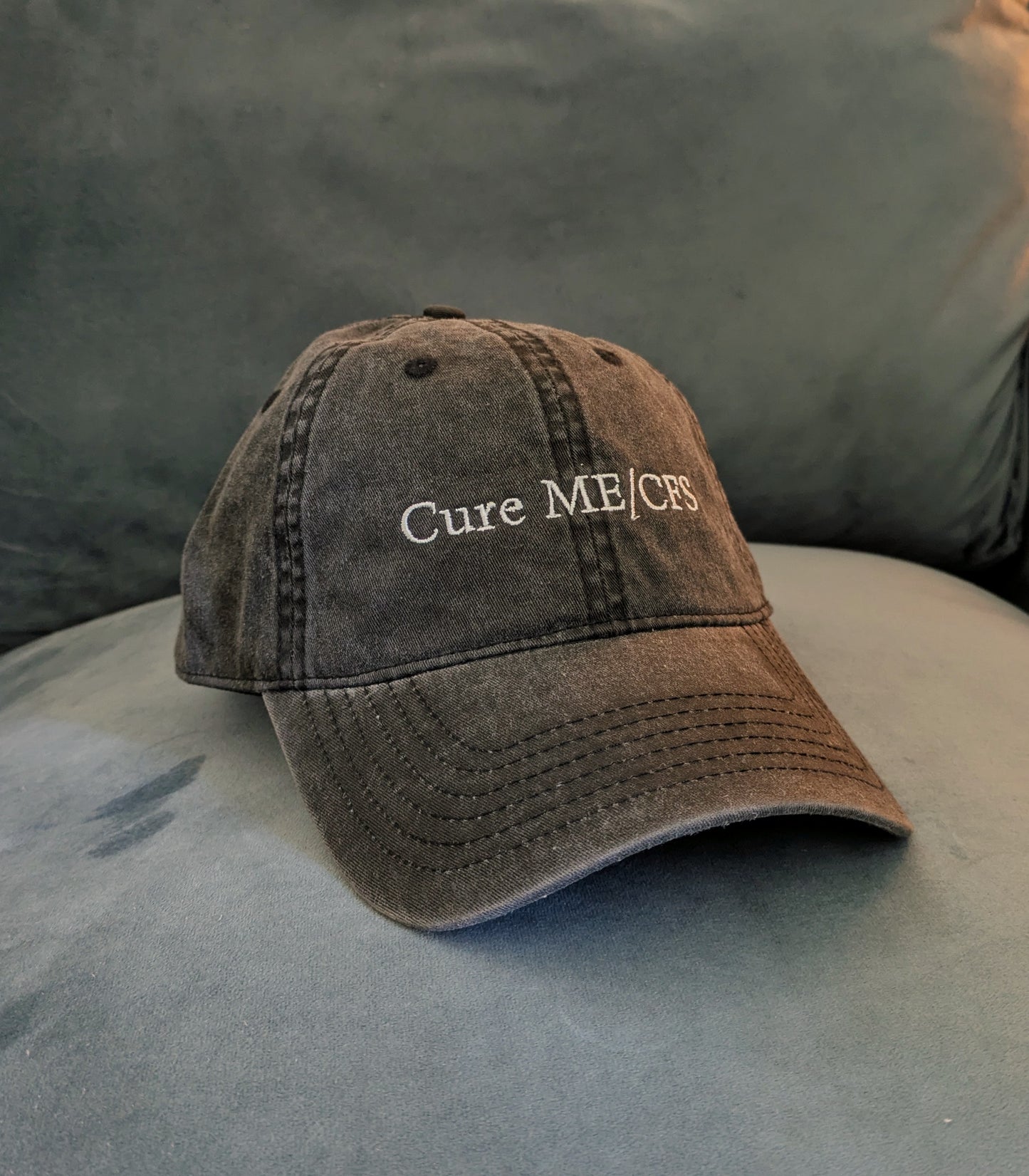 Cure ME/CFS Cap - Faded Black