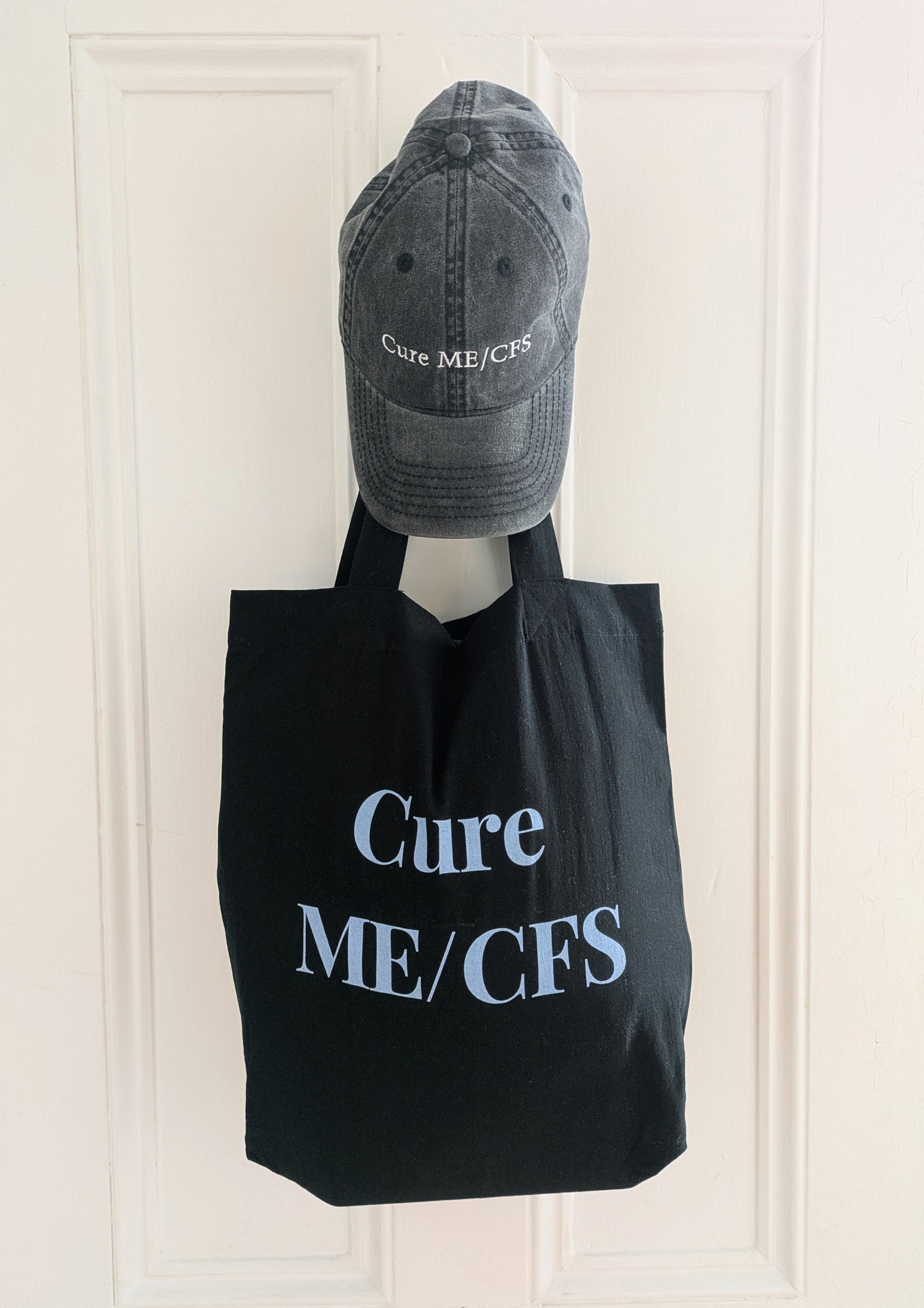 Tote Bag - Cure ME/CFS - Black & Blue